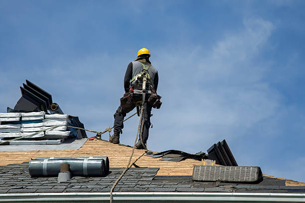 Professional Roofing technician working in Creola, AL